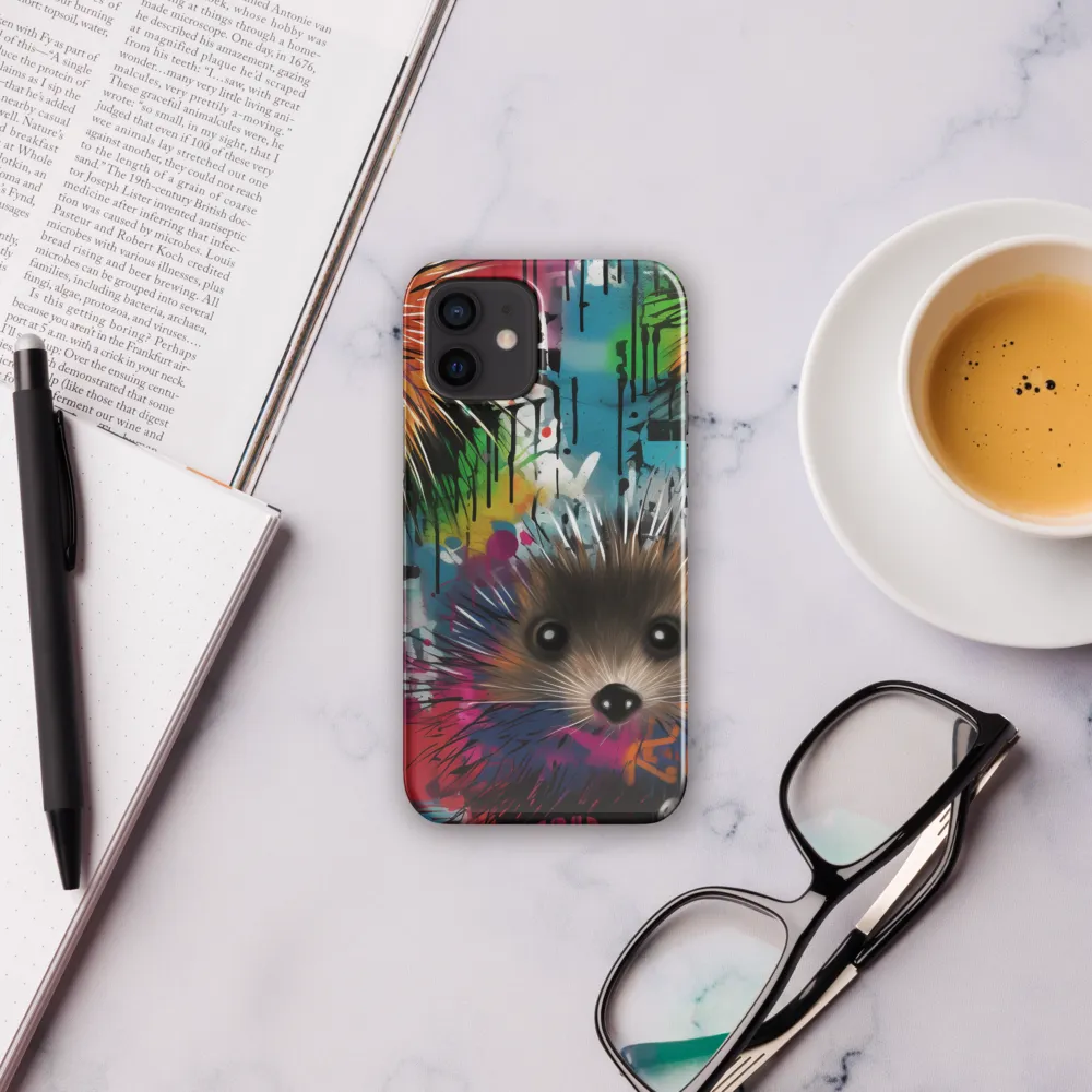 Whimsical Hedgehogs in a Kaleidoscopic Wonderland | Phone Case |  12 | Snap Case | Glossy