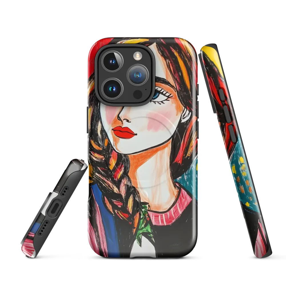 Confident Gaze | Phone Case |  16 Pro | MagSafe® Tough Case | Glossy