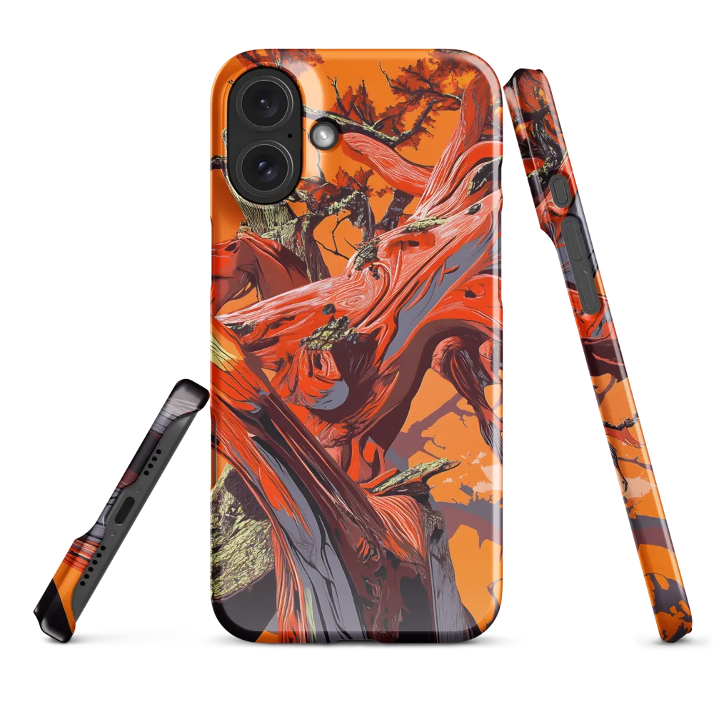 Life in Motion: An Abstract Tree | Phone Case |  16 Plus | Snap Case | Glossy