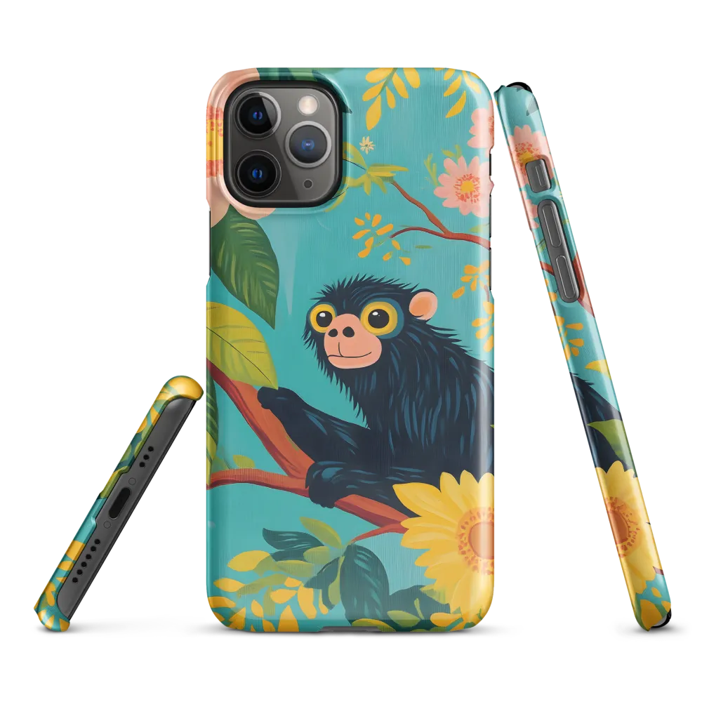 Joyful Encounter in a Floral Paradise