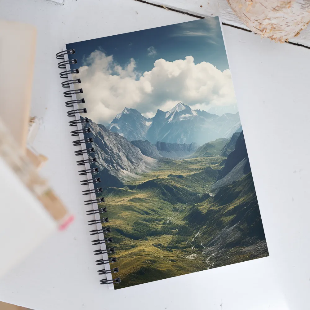 Serenity in the Mountains | Spiral Notebook