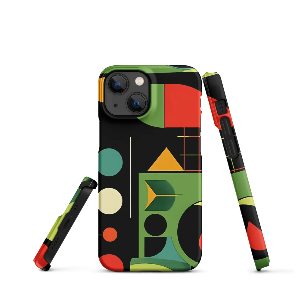 Geometric Harmony | Phone Case |  13 Mini | Snap Case | Matte