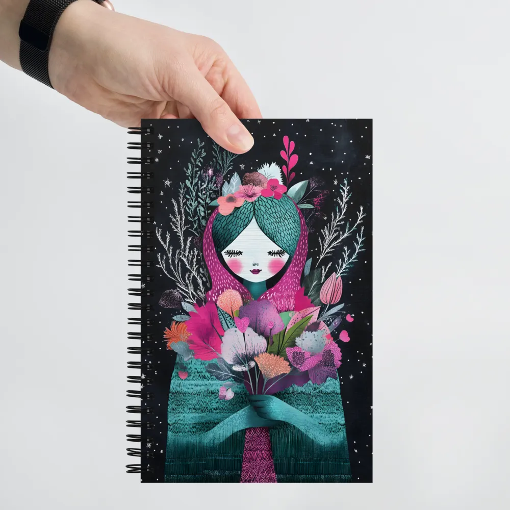 Whispers of Flora | Spiral Notebook