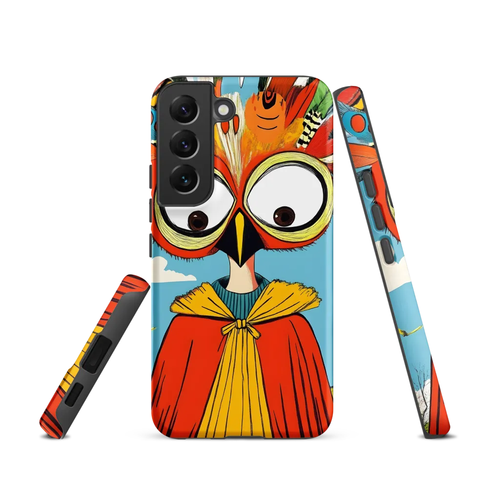 A Whimsical Encounter: The Owl-Human Fusion