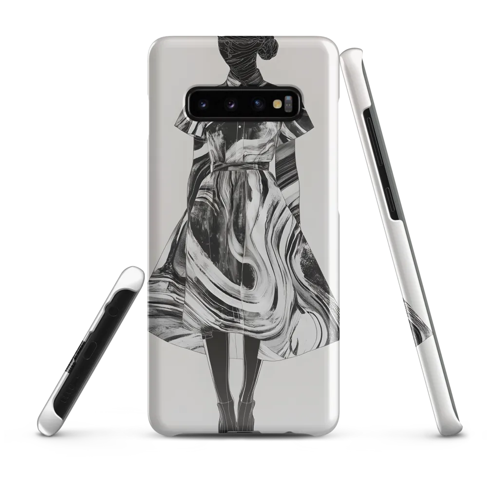 Whirls of Elegance: A Contemporary Fashion Design | Phone Case |  S10 Plus | Snap Case | Glossy