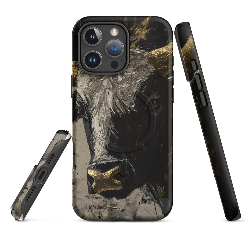 Majestic Bull: The Power in Black and Gold