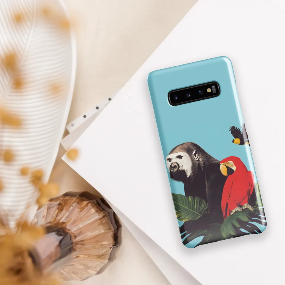 Tropical Harmony: A Celebration of Wildlife | Phone Case |  S10 Plus | Snap Case | Glossy