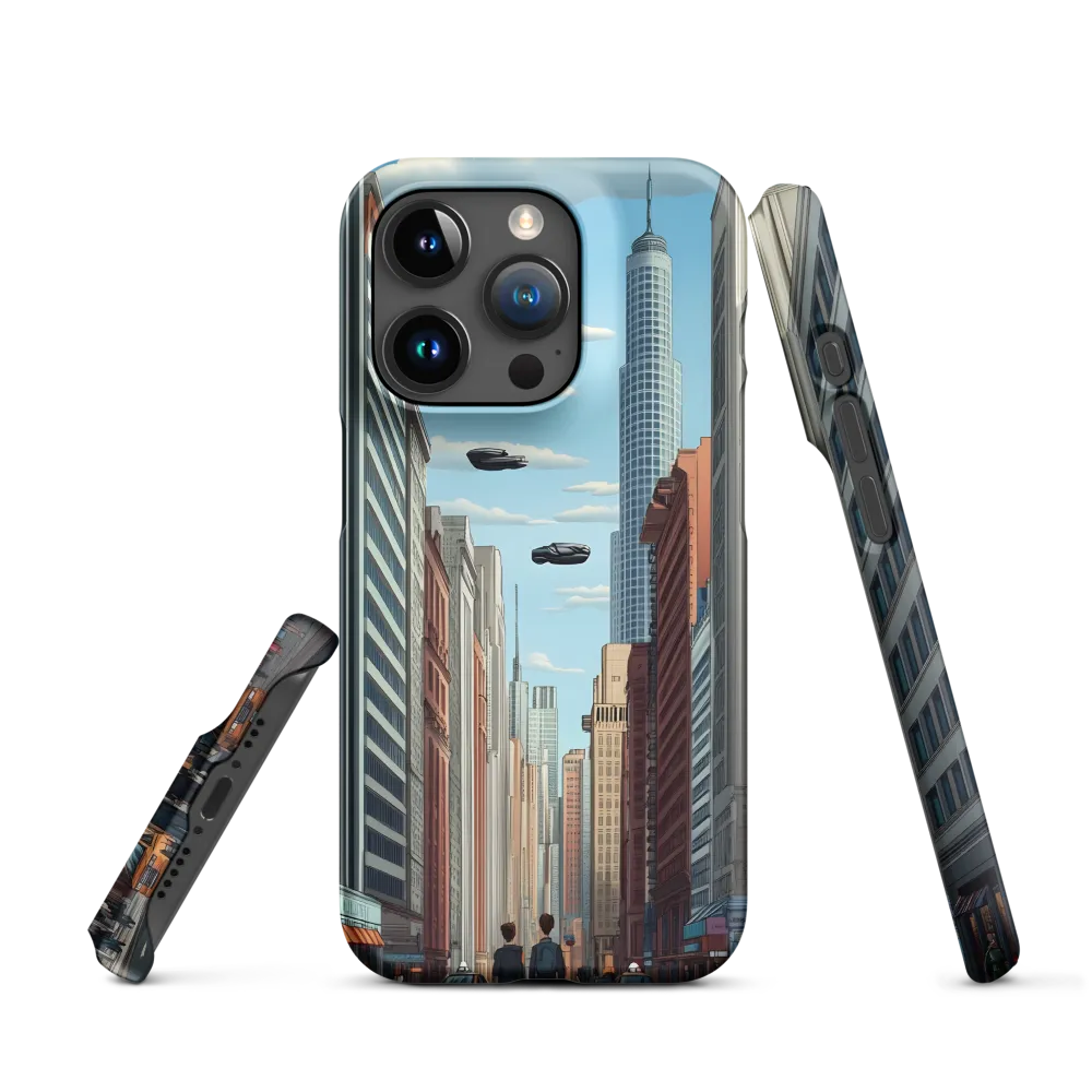 Futuristic Stroll through the Urban Skyline