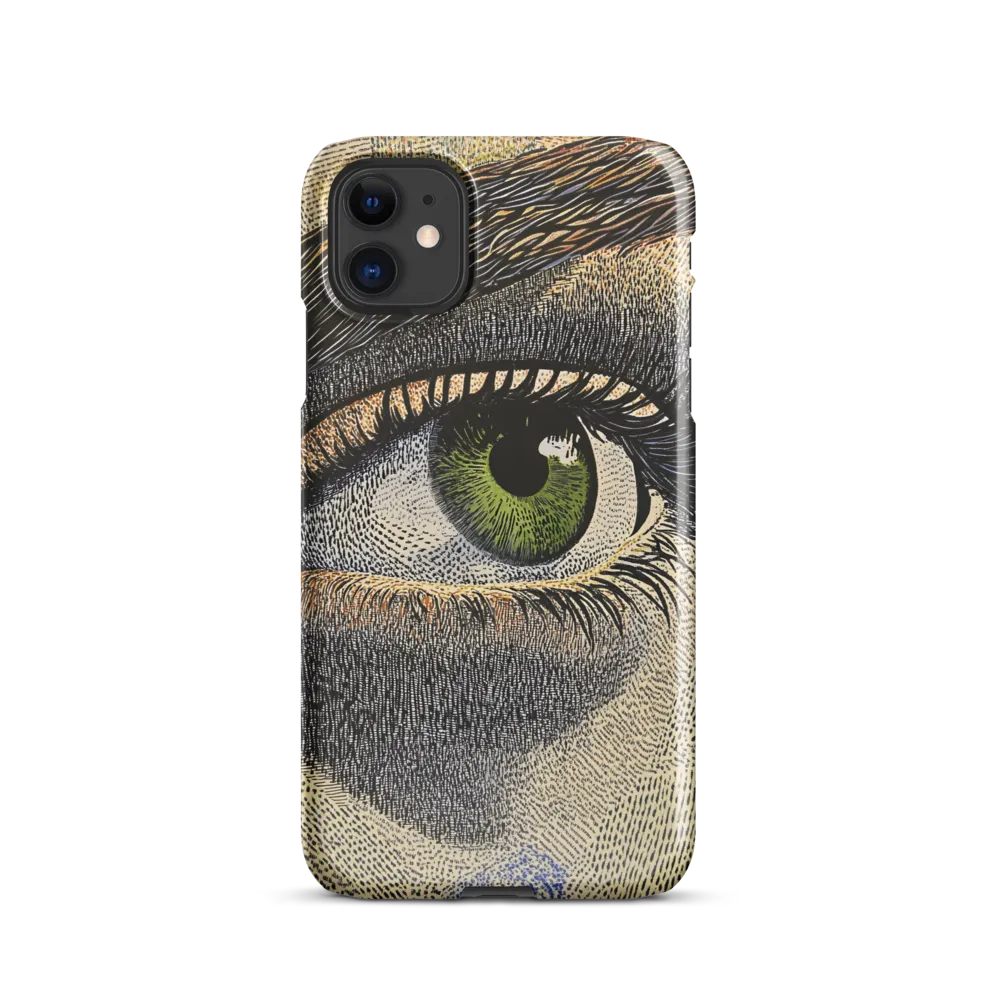 Intrigue in Green | Phone Case |  11 | Snap Case | Glossy