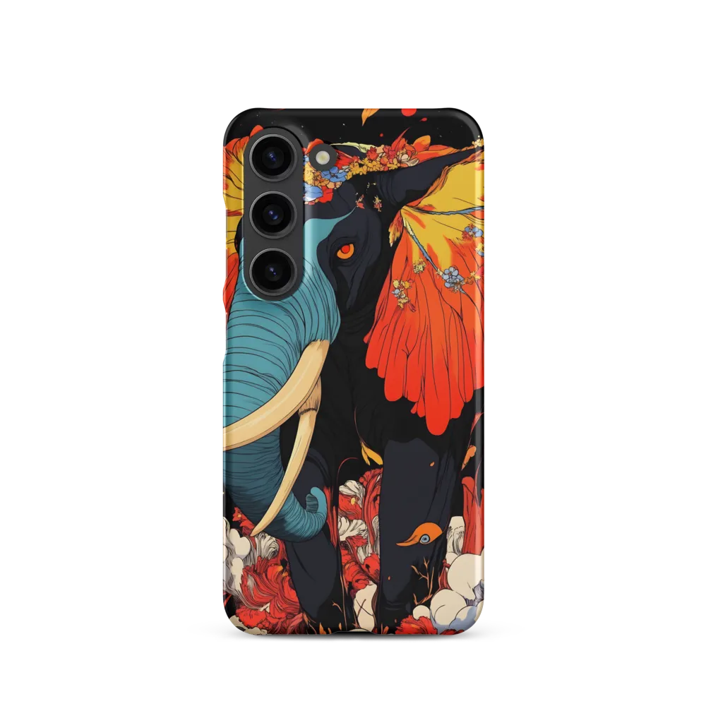 Majesty of the Floral Elephant | Phone Case |  S23 | Snap Case | Matte