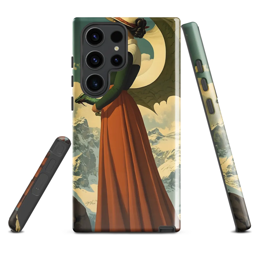 Mystic Harmony: The Dragon Keeper | Phone Case |  S23 Ultra | Tough Case | Glossy