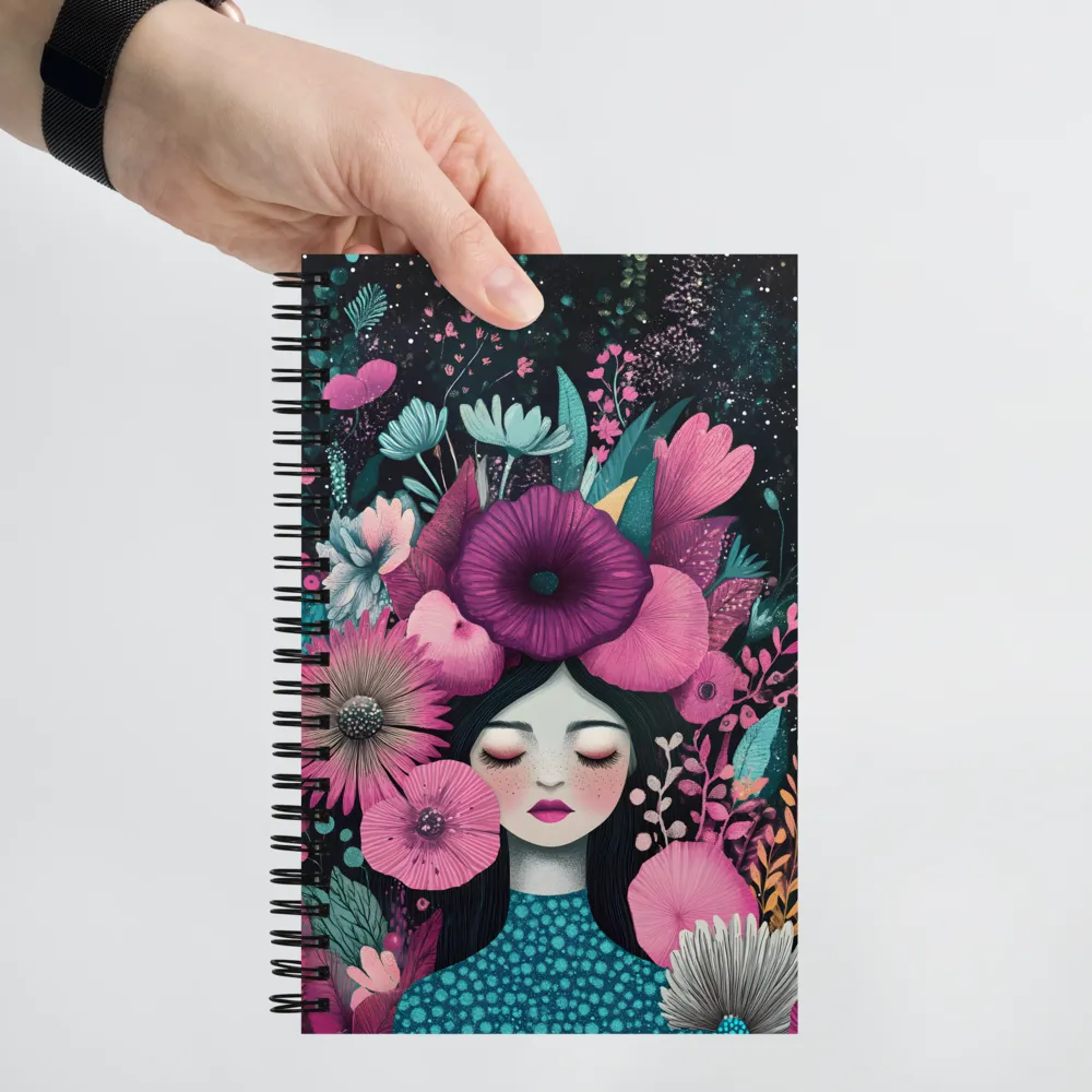 Blooming Serenity | Spiral Notebook