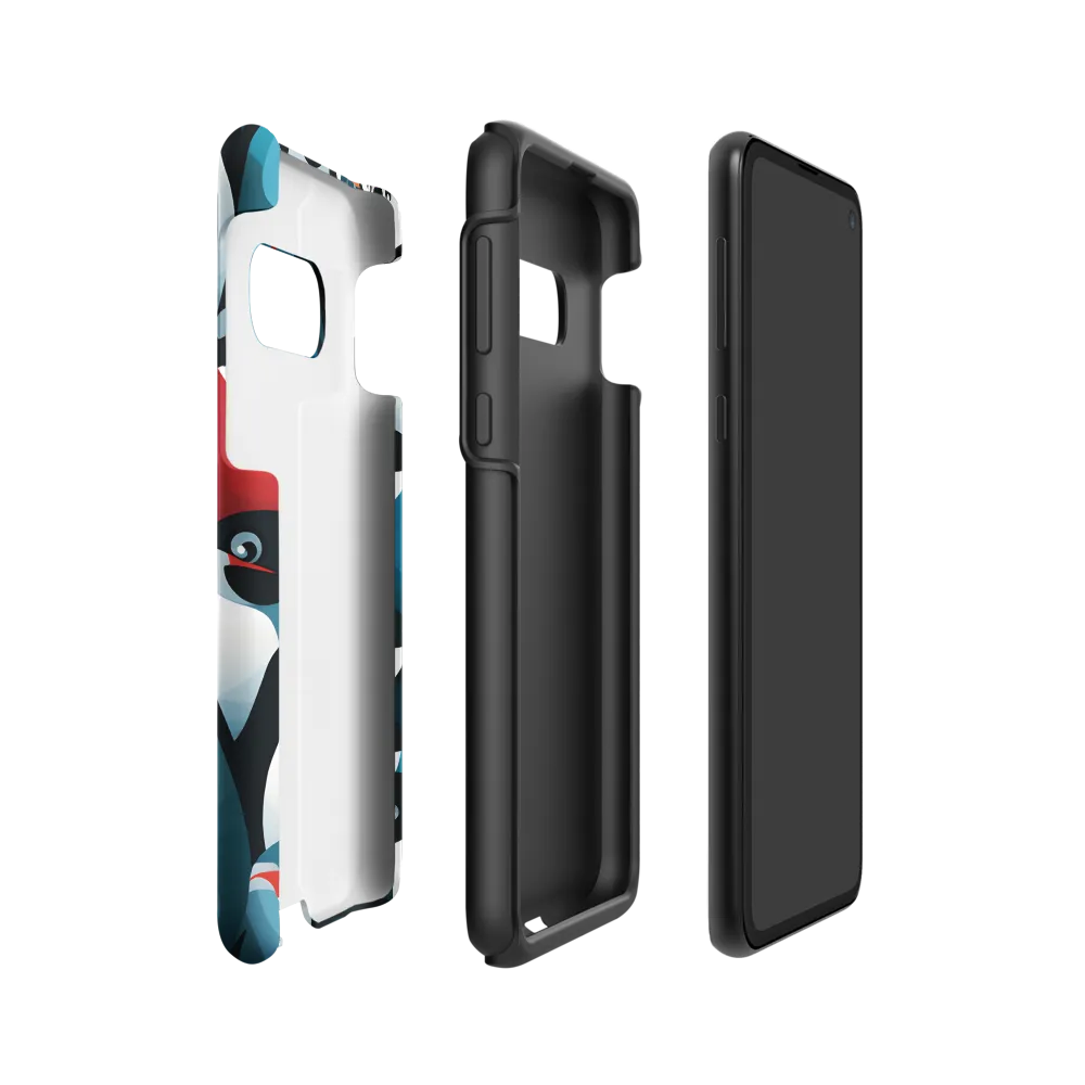 Penguin Parade | Phone Case |  S10e | Tough Case | Matte