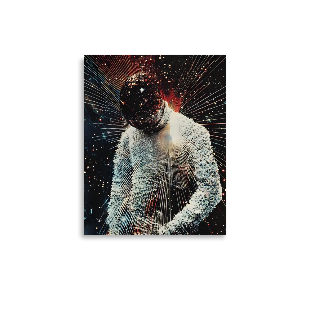 Ethereal Astronaut: A Journey Through the Cosmos | Poster | 11″×14″