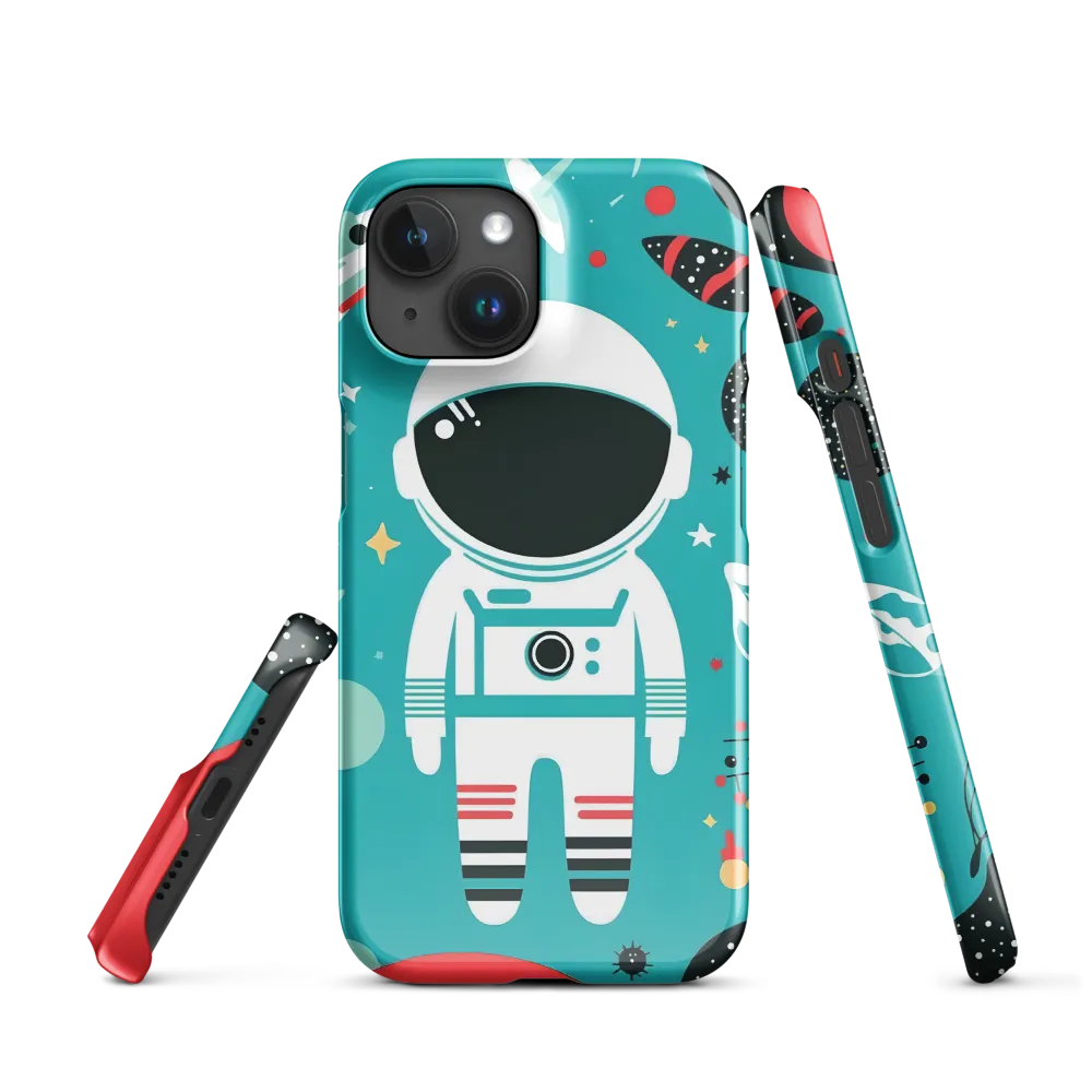 Whimsical Astronaut in Cosmic Wonderland