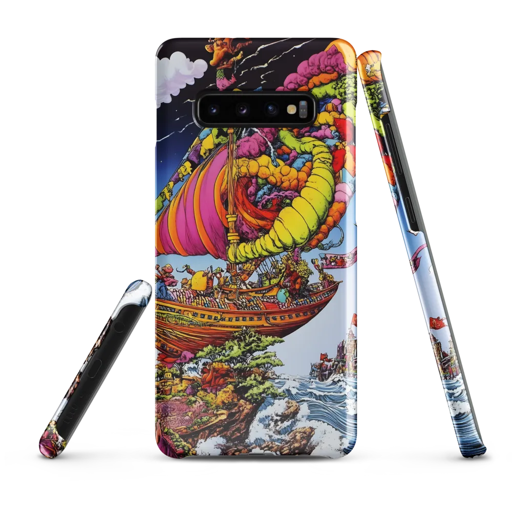 Voyage of Whimsy: A Surreal Sailor's Dream | Phone Case |  S10 Plus | Snap Case | Glossy