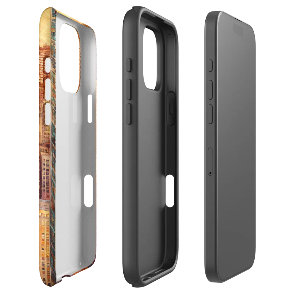 Golden Hour Over the City | Phone Case |  16 Pro Max | Tough Case | Matte