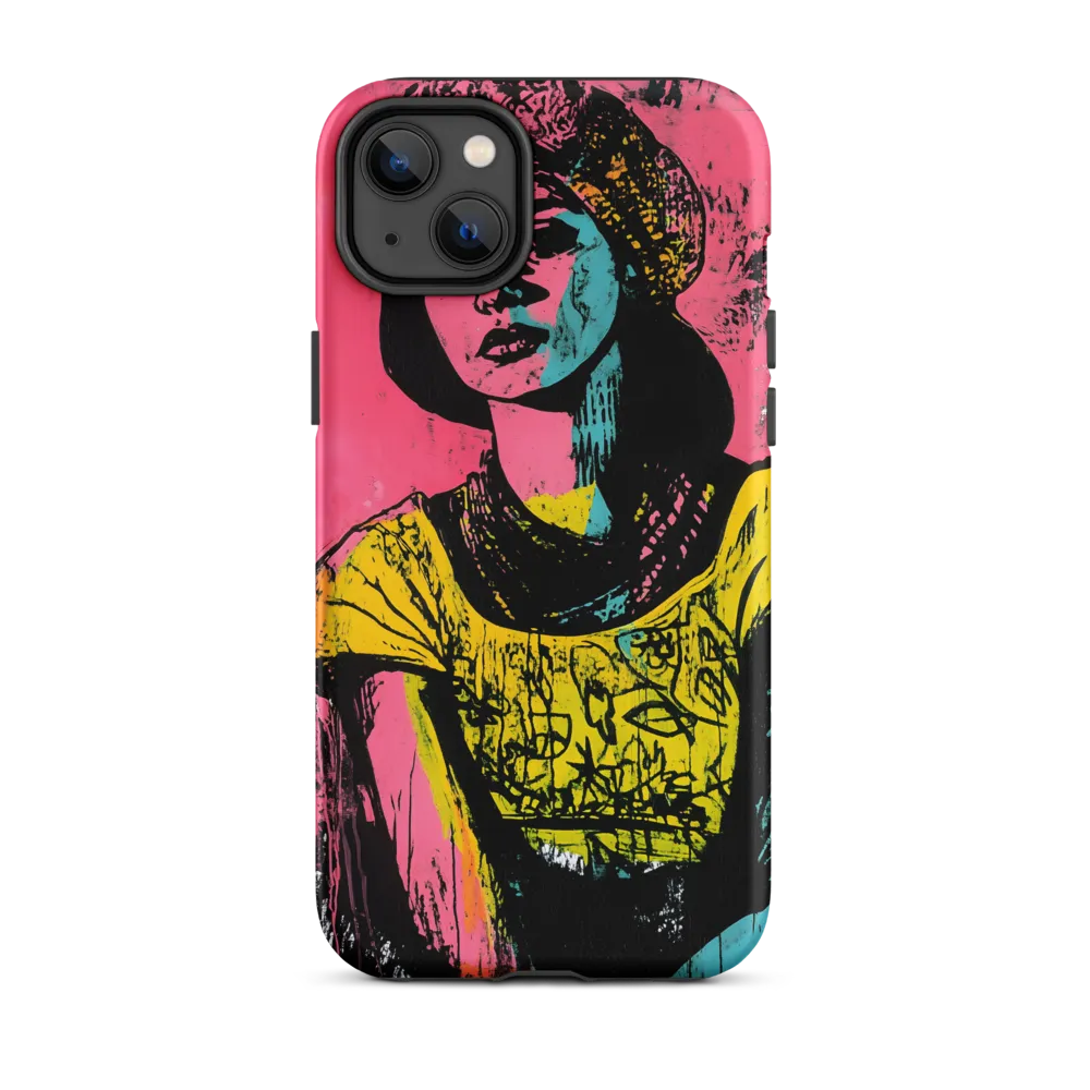 Urban Elegance: A Graffiti Portrait