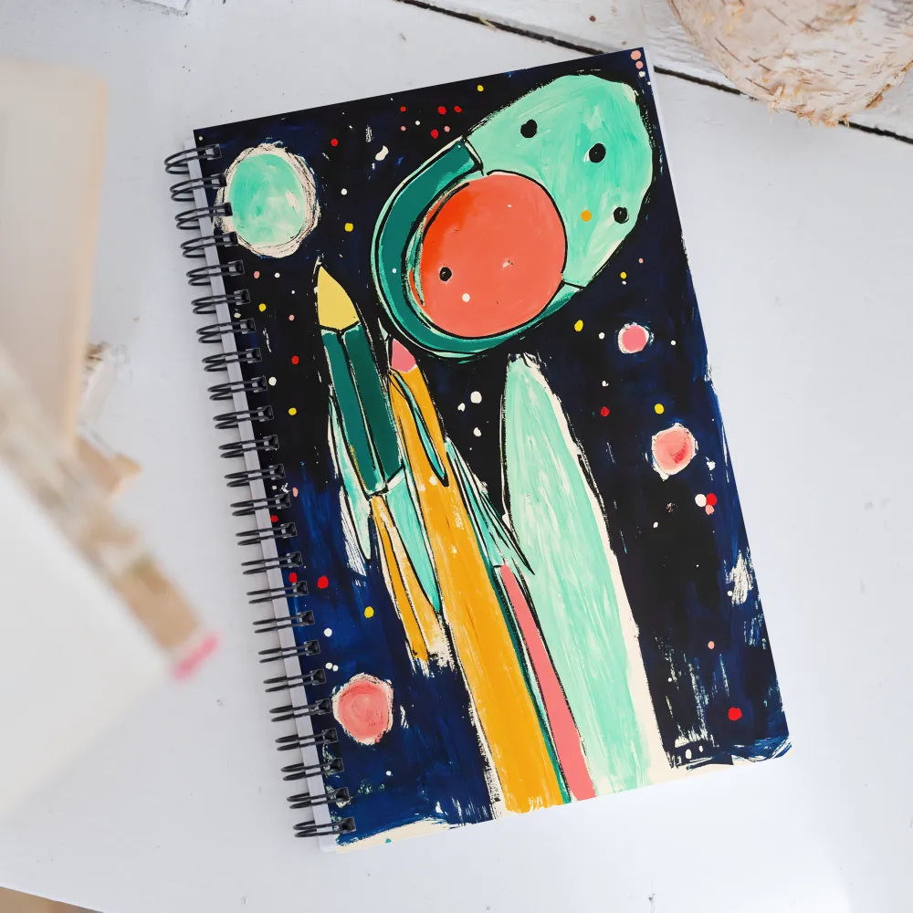 Playful Exploration of the Cosmos | Spiral Notebook