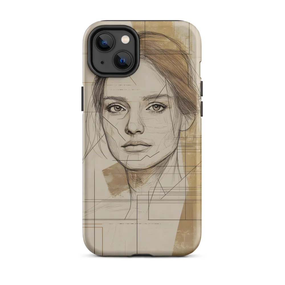 Geometric Elegance: A Modern Portrait