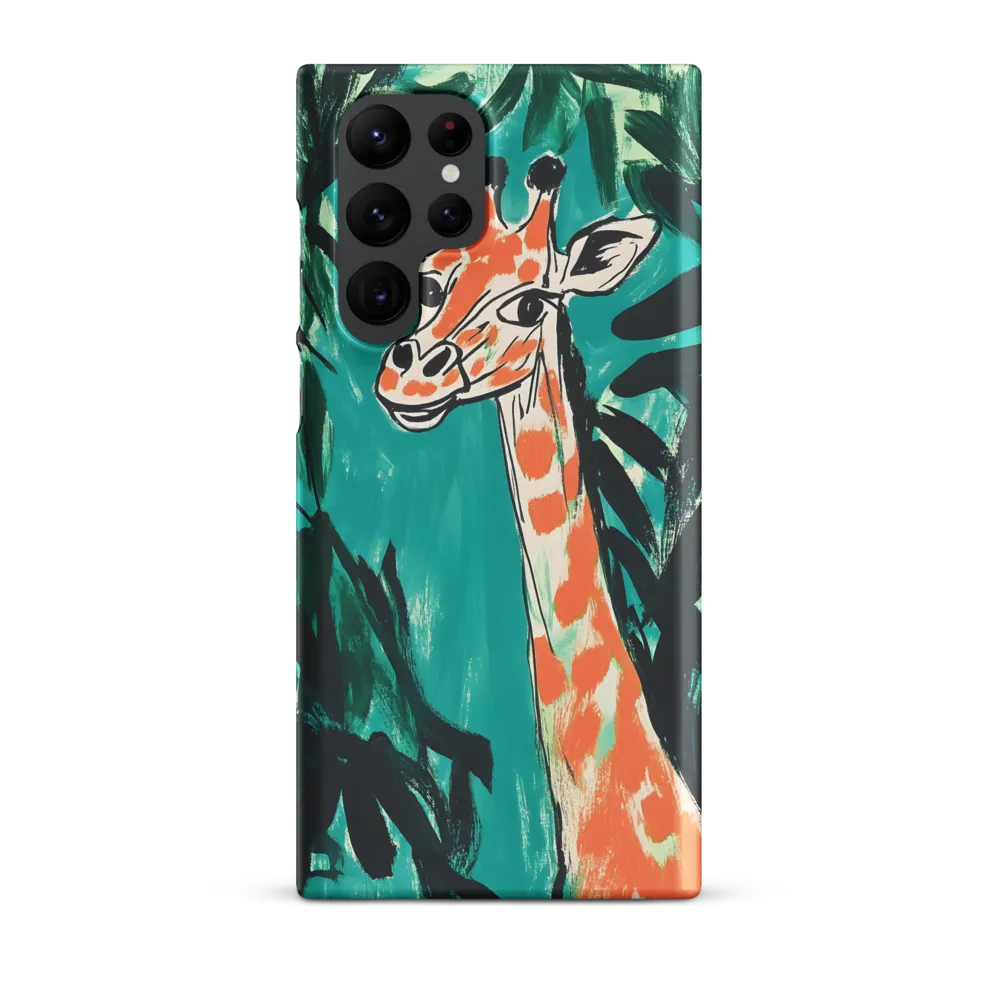 Giraffe in the Teal Canopy
