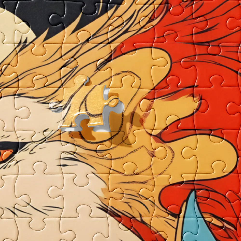 Fierce Trio: Guardians of Myth | Jigsaw Puzzle | 252 pieces