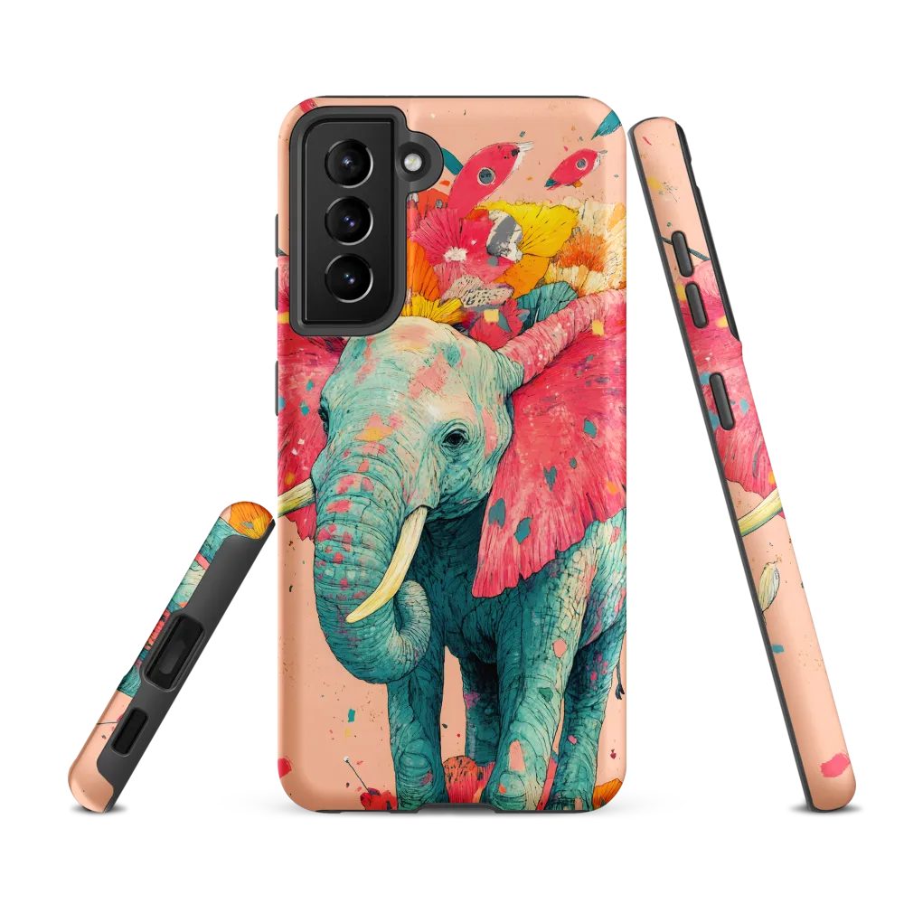 Whimsical Elegance: The Floral Elephant