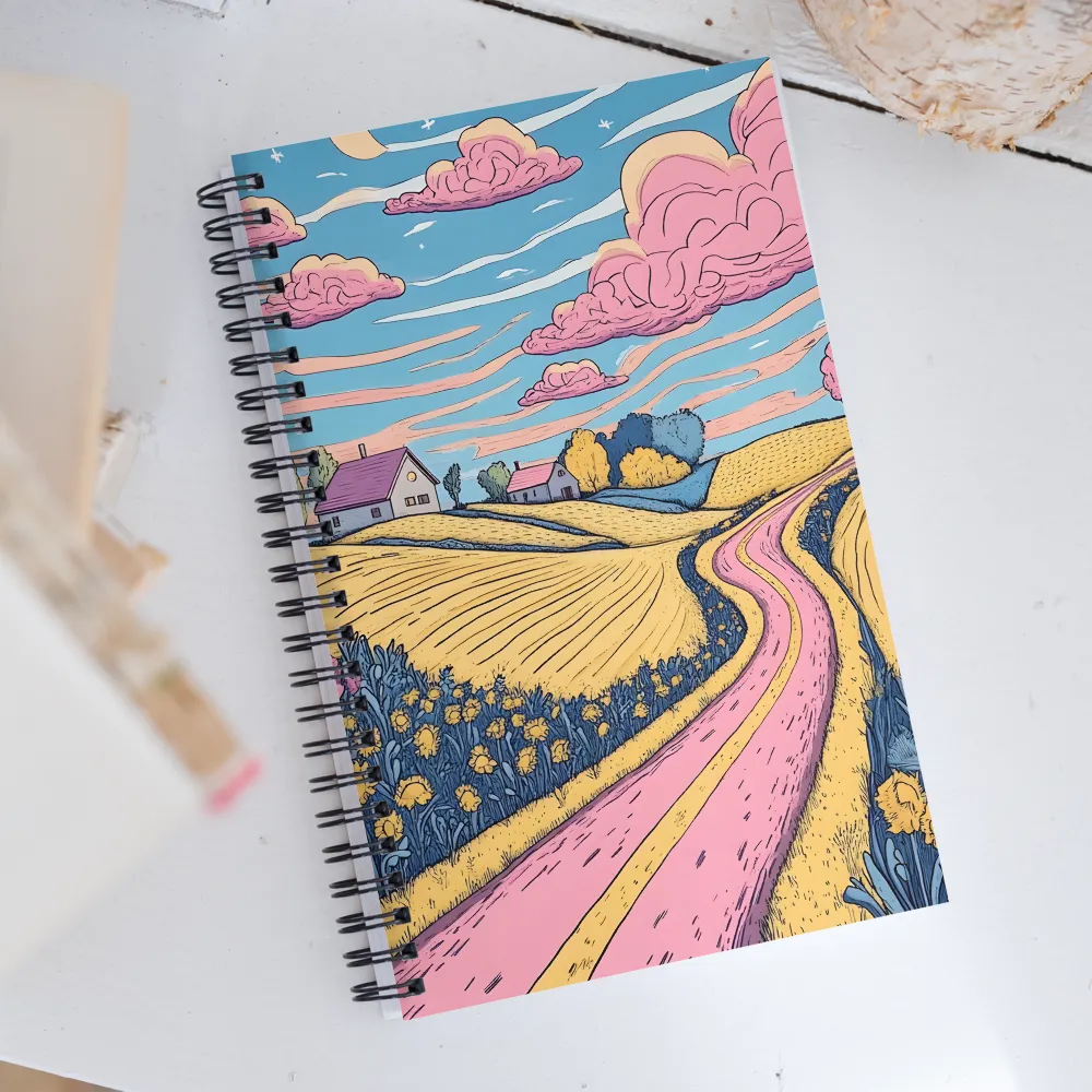 Idyllic Countryside Journey | Spiral Notebook