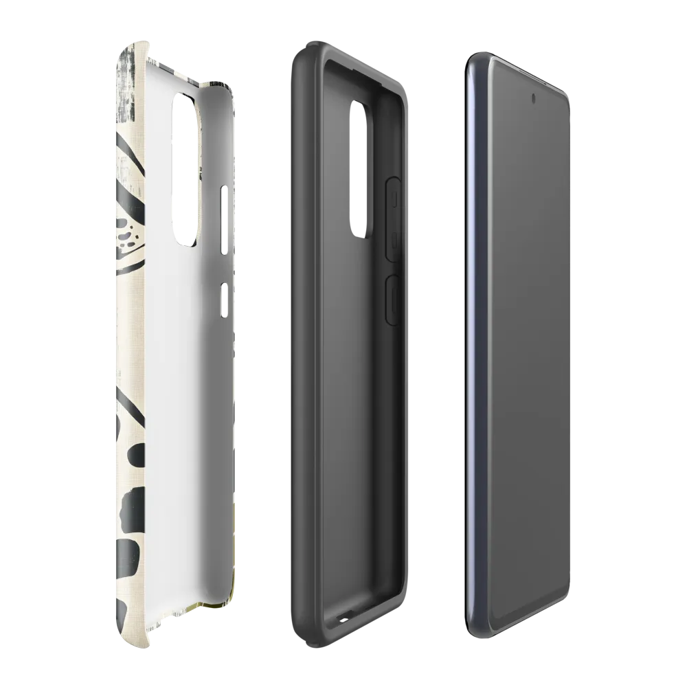 Leopard in Silhouette: A Modern Appeal | Phone Case |  S20 FE | Tough Case | Glossy