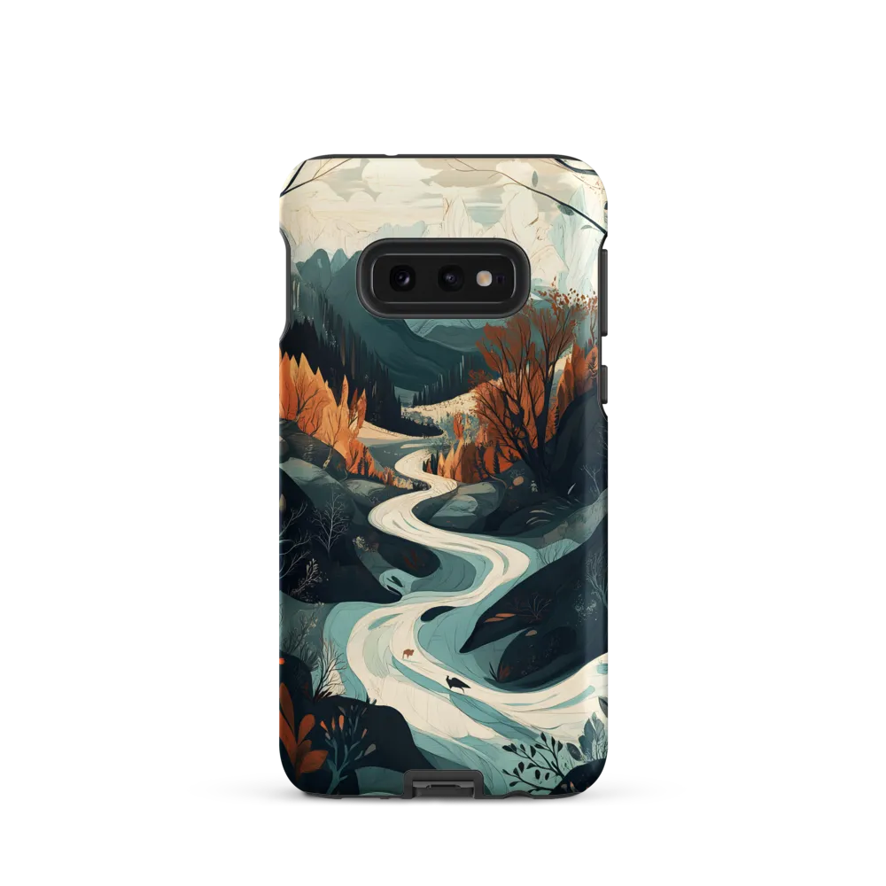 Winding Serenity: A Digital Landscape