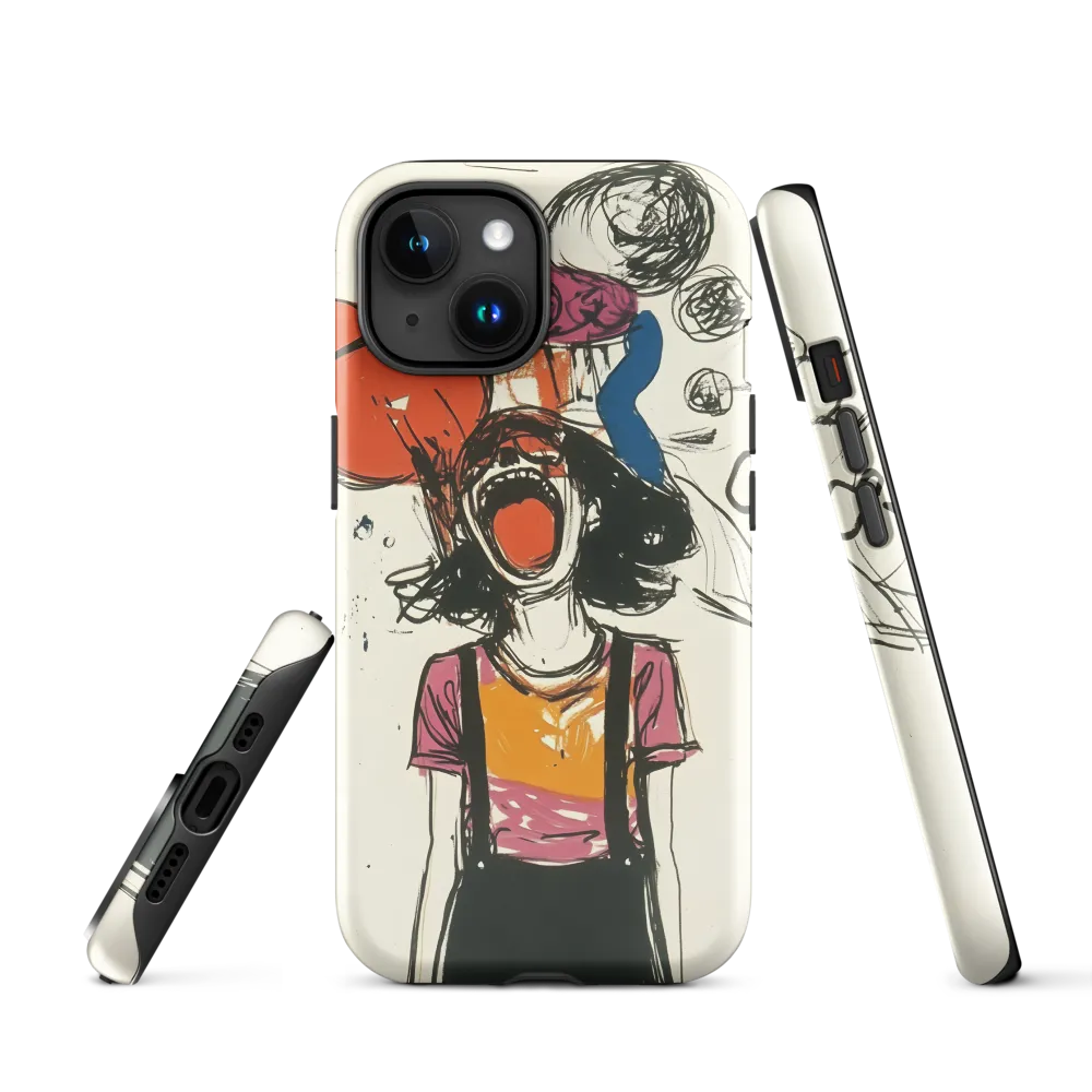 Echoes of Anguish | Phone Case |  15 | Tough Case | Glossy