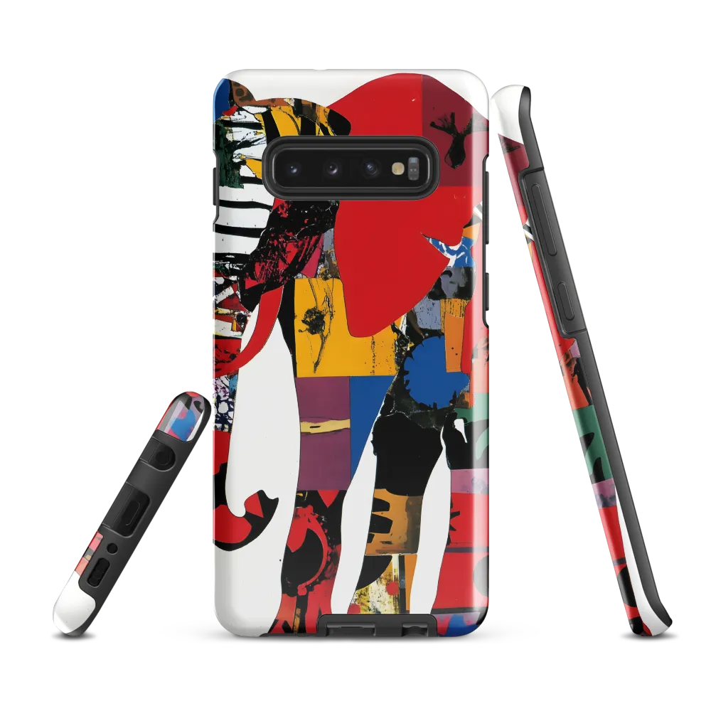 The Colorful Majesty of the Elephant | Phone Case |  S10 Plus | Tough Case | Glossy