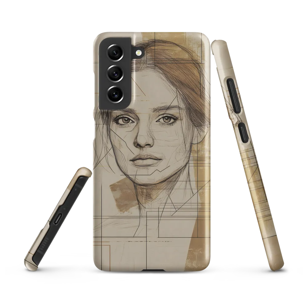 Geometric Elegance: A Modern Portrait