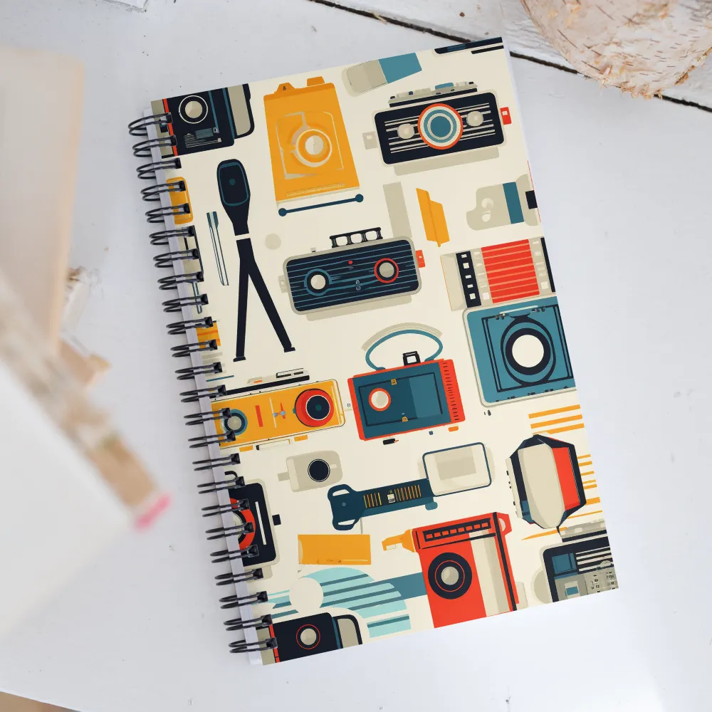 Retro Camera Collection: A Nostalgic Journey | Spiral Notebook