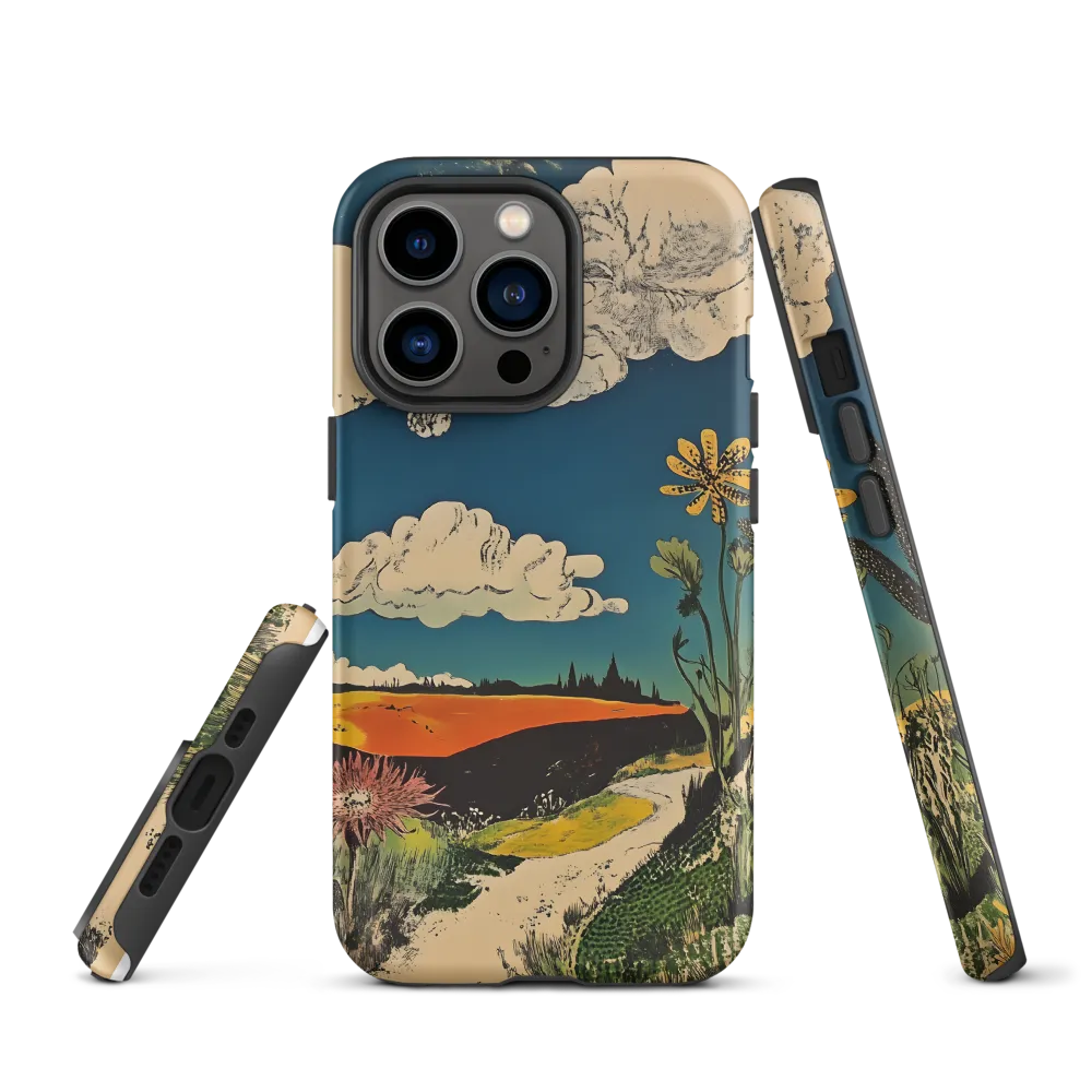 Surreal Blooming Landscape