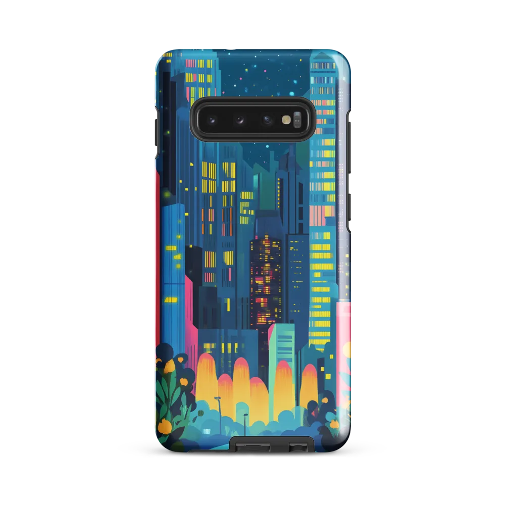 City of Dreams: A Multicolored Oasis | Phone Case |  S10 Plus | Tough Case | Glossy