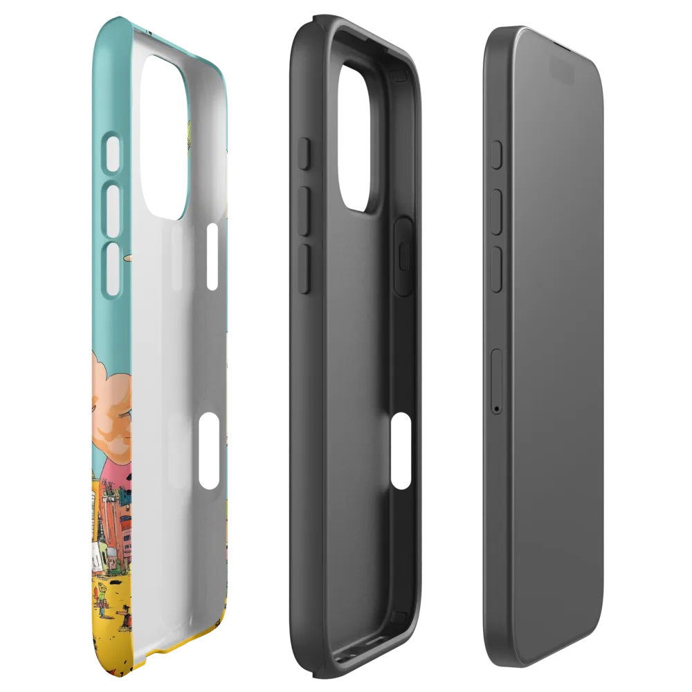 Urban Fantasia: A Whimsical Encounter | Phone Case |  16 Pro Max | Tough Case | Matte