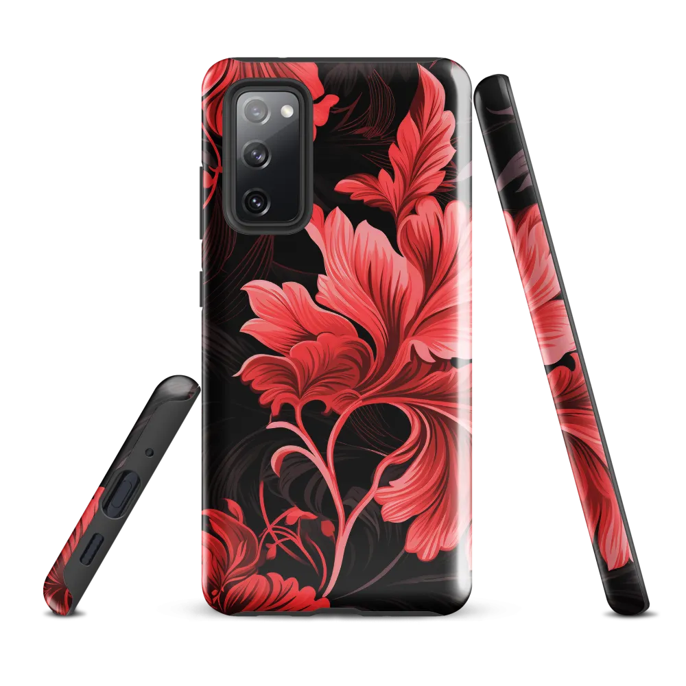 Tropical Elegance in Red