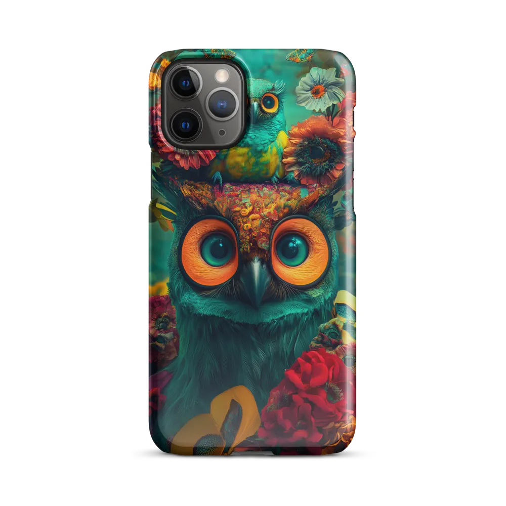 Majestic Harmony: The Floral Owl