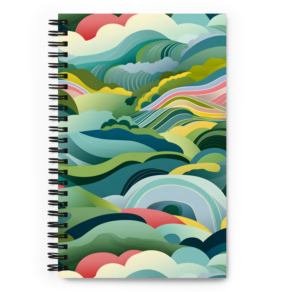 Waves of Serenity | Spiral Notebook