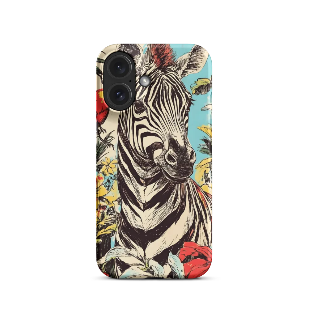 Zebra in Tropical Reverie