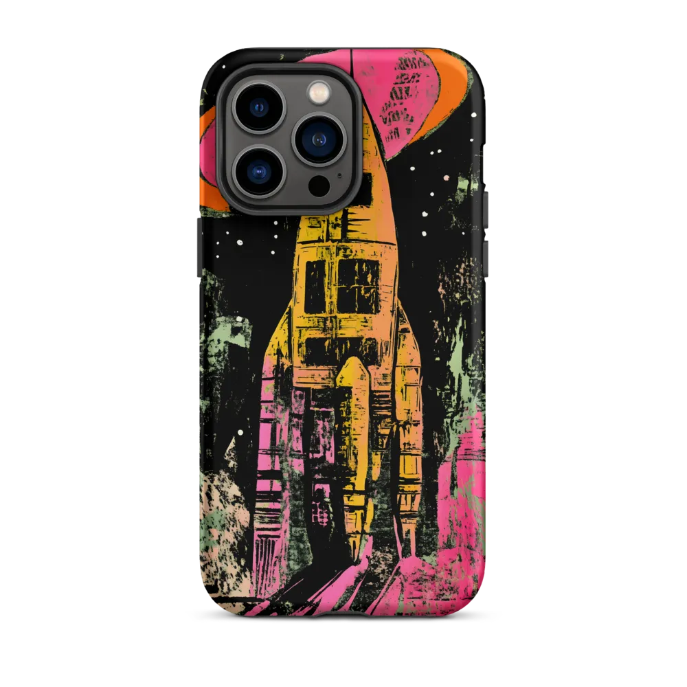 Cosmic Voyage: A Surreal Rocket Adventure