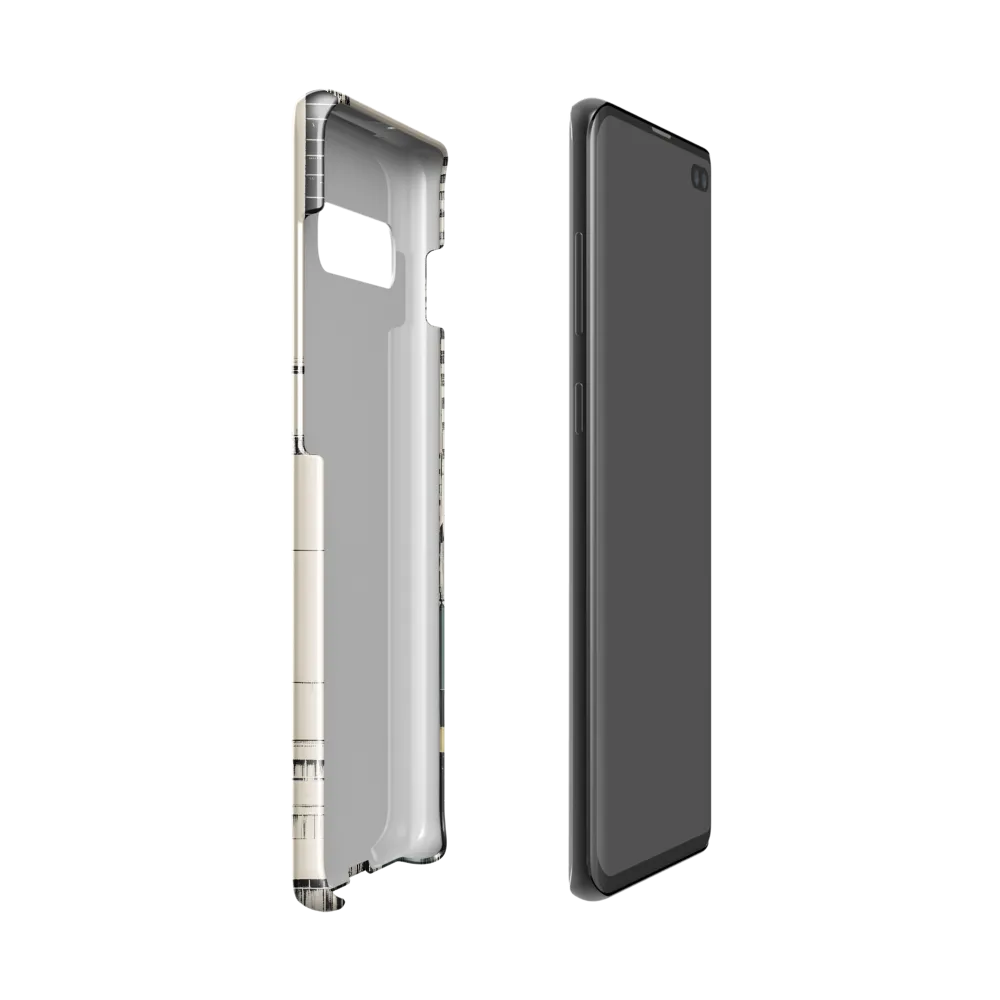 Urban Symphony: A Contemporary Cityscape | Phone Case |  S10 | Snap Case | Glossy