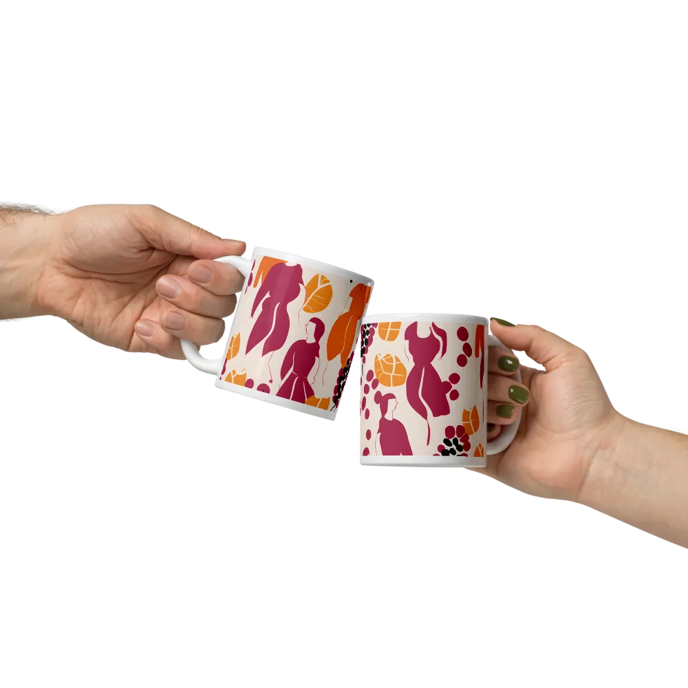 Fashion and Flora: An Abstract Dance | Mugs | Multiple Sizes & Colors