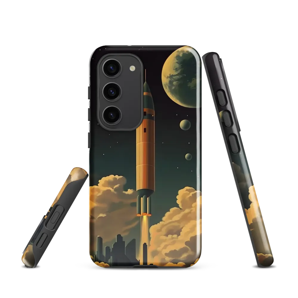 Journey Through the Cosmic Frontier | Phone Case |  S23 | Tough Case | Glossy