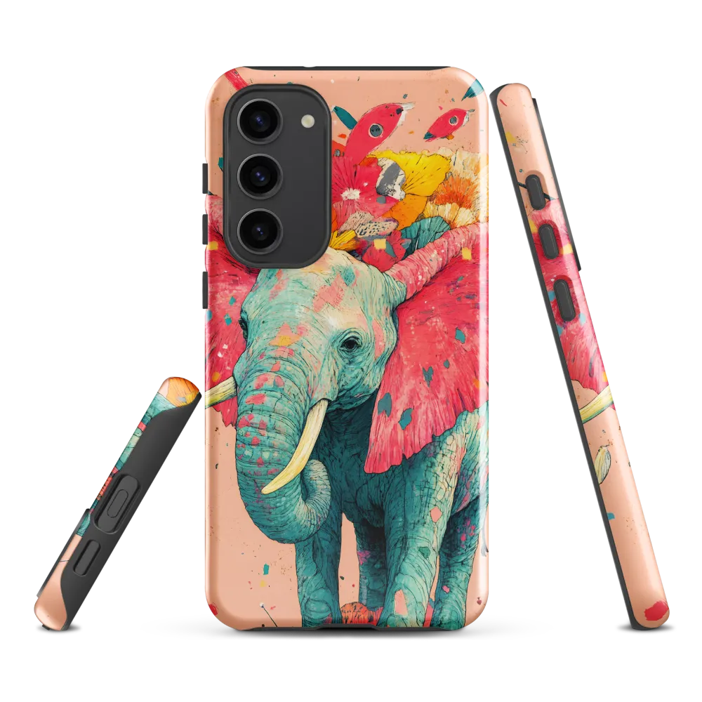 Whimsical Elegance: The Floral Elephant