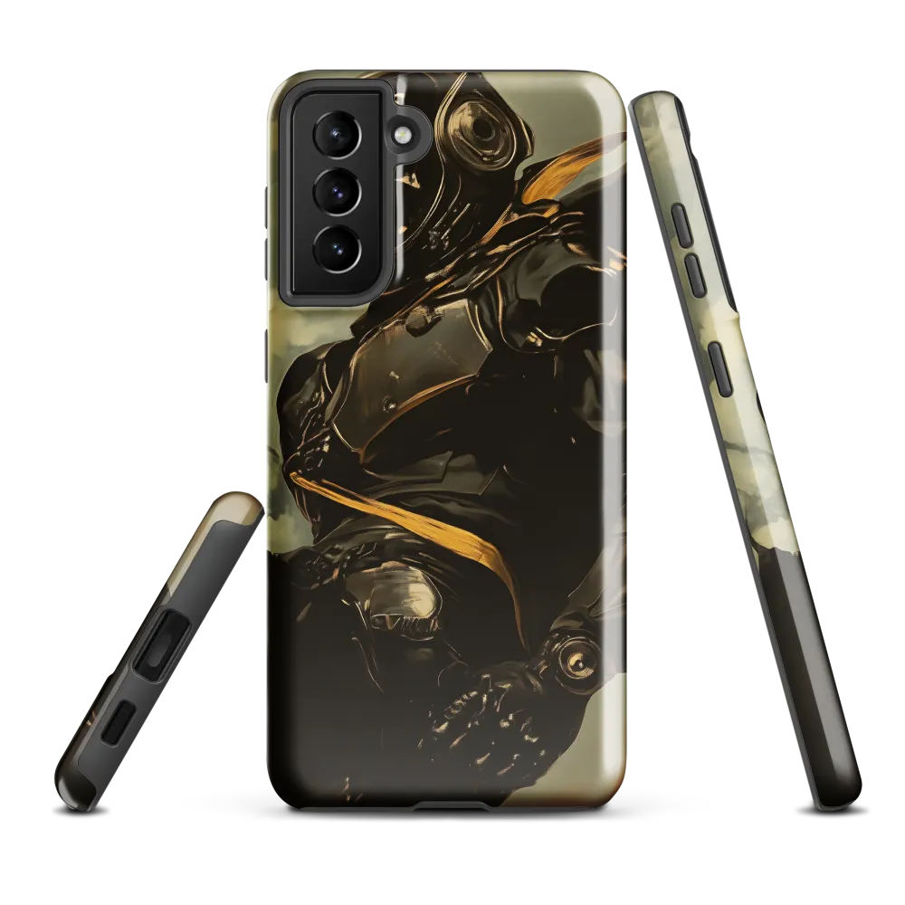Ethereal Explorer: The Enigmatic Astronaut | Phone Case |  S21 Plus | Tough Case | Glossy
