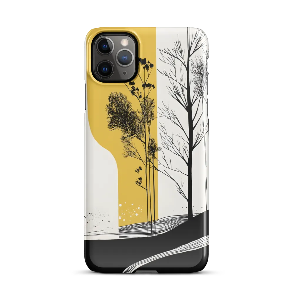 Whispers of Nature: An Abstract Landscape | Phone Case |  11 Pro Max | Snap Case | Glossy