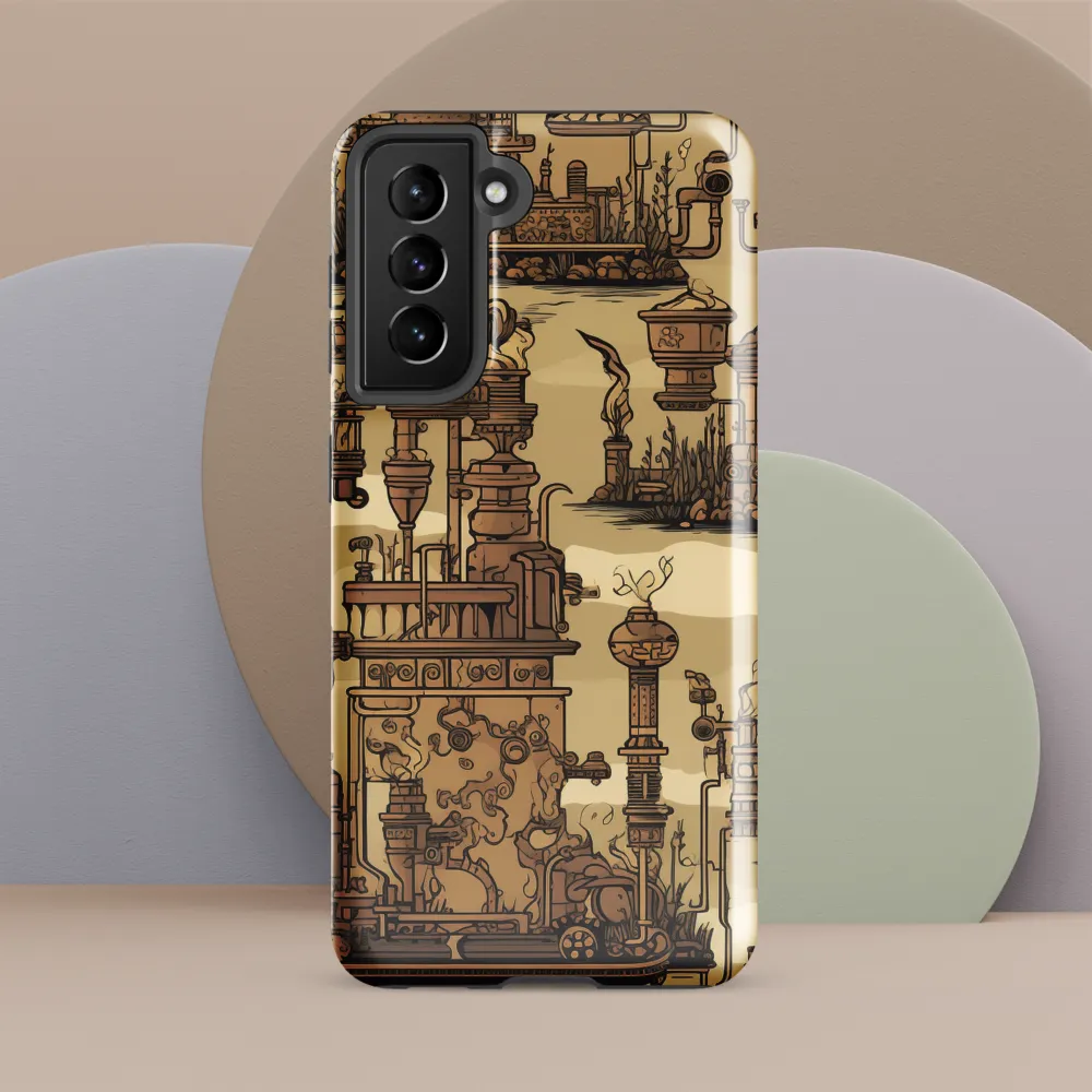 Whimsical Industrial Landscape