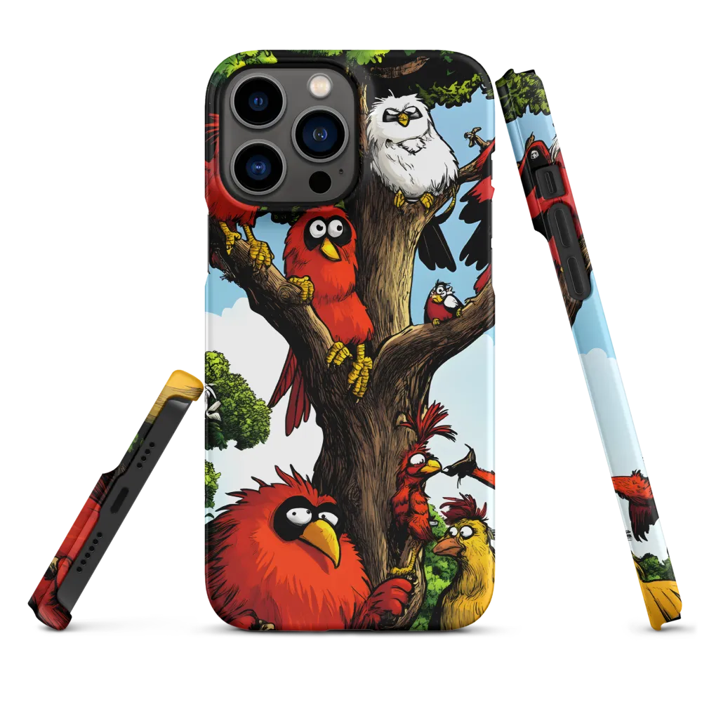 Whimsical Avian Gathering